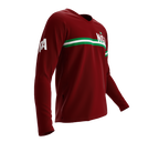 MTB BMX Cycling Jersey Long Sleeve Code Nigeria Vine for Men and Women