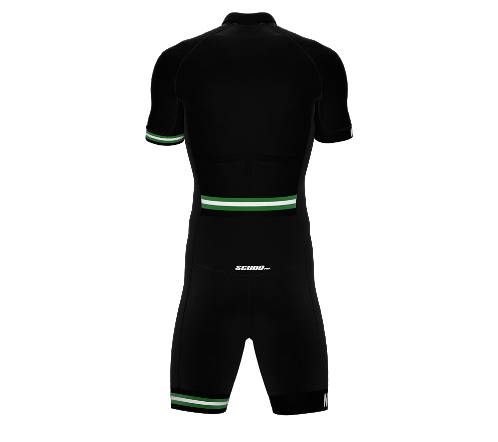 Nigeria Black Code Cycling Speedsuit for Men
