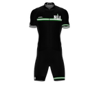 Nigeria Black Code Cycling Speedsuit for Men