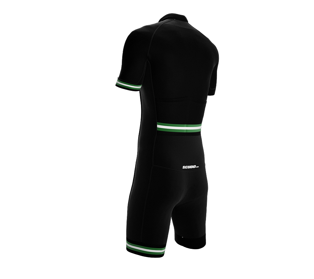 Nigeria Black Code Cycling Speedsuit for Men