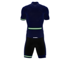 Nigeria Blue Code Cycling Speedsuit for Men