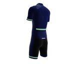 Nigeria Blue Code Cycling Speedsuit for Men