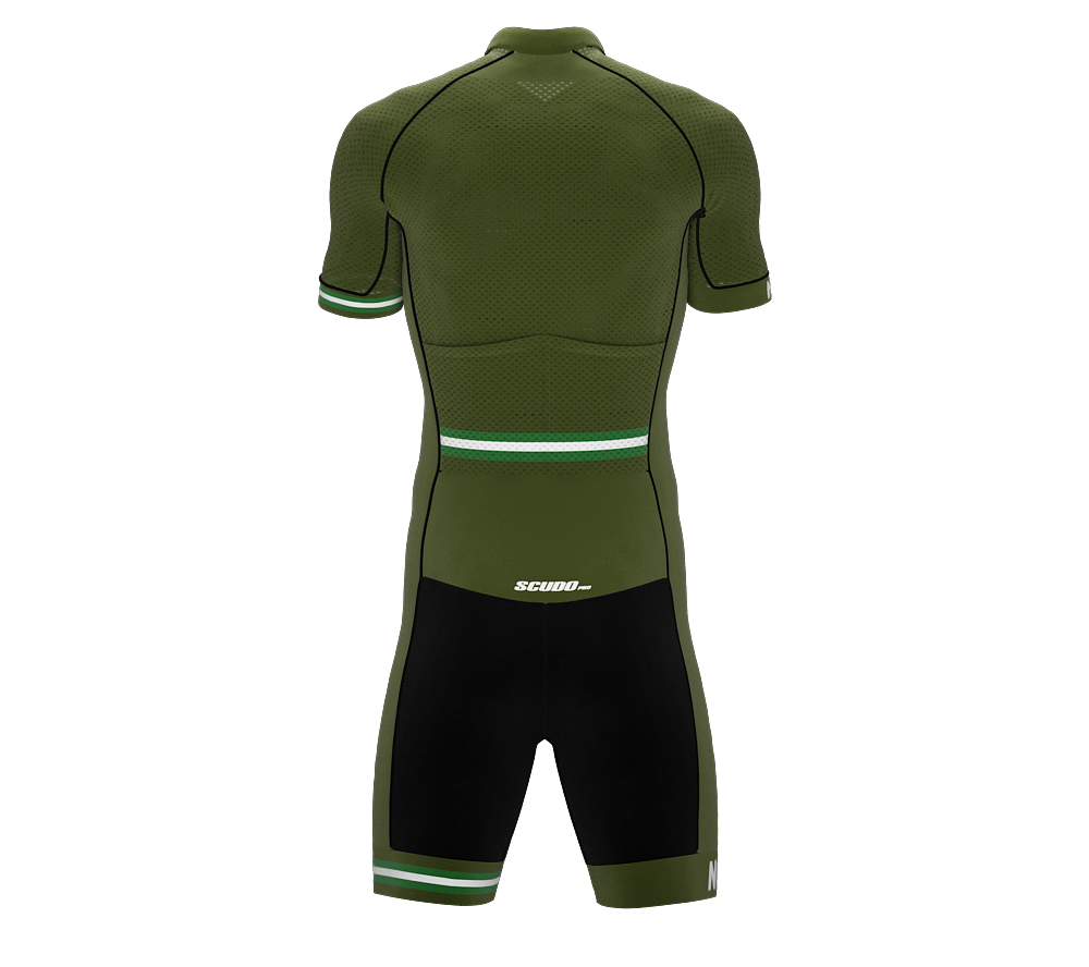 Nigeria Green Code Cycling Speedsuit for Men