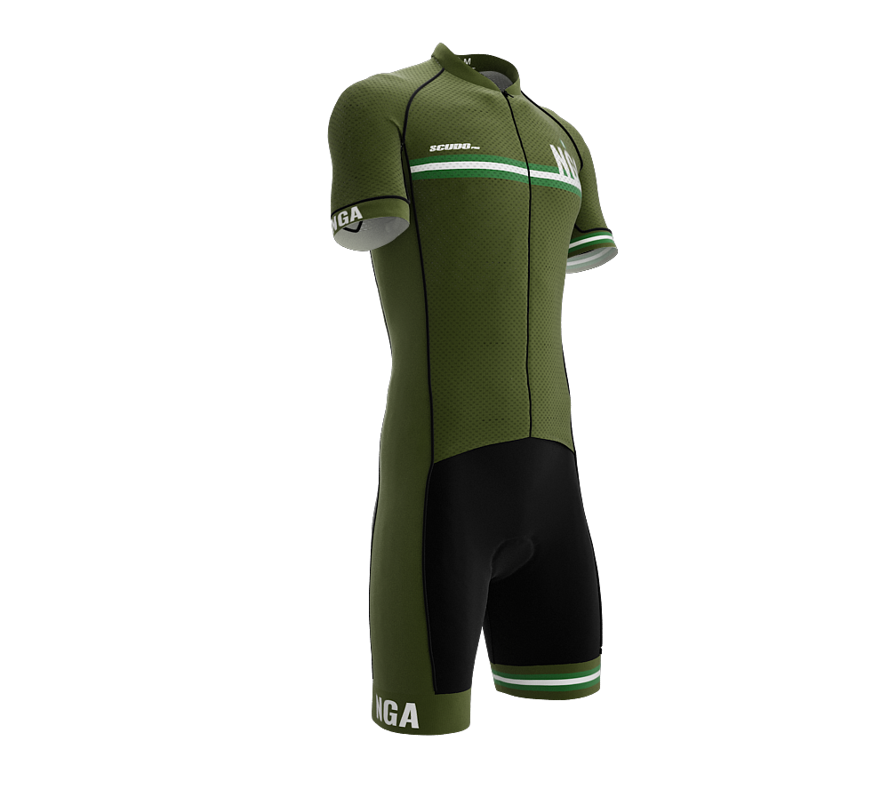 Nigeria Green Code Cycling Speedsuit for Men