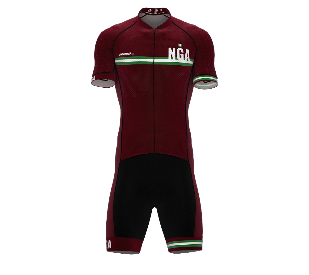 Nigeria Vine Code Cycling Speedsuit for Men