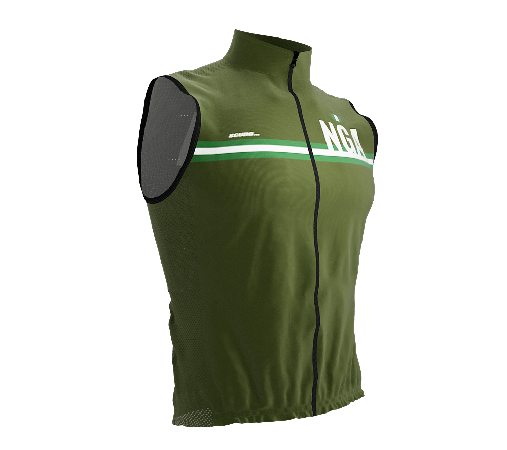 Wind Breaker Cycling Running Sports Vest Nigeria Country Code for Men And Women