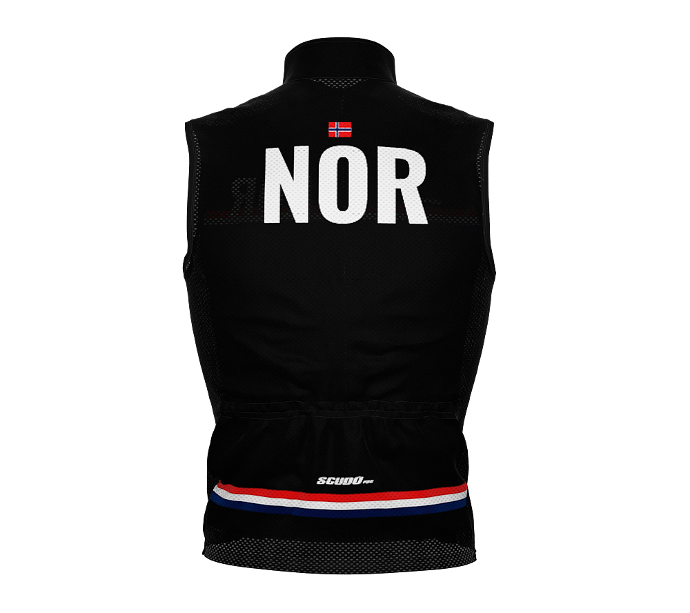Wind Breaker Cycling Running Sports Vest Norway Country Code for Men And Women