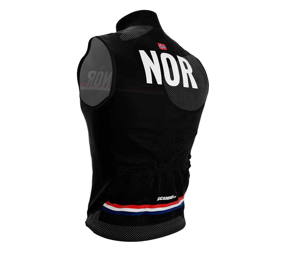 Wind Breaker Cycling Running Sports Vest Norway Country Code for Men And Women