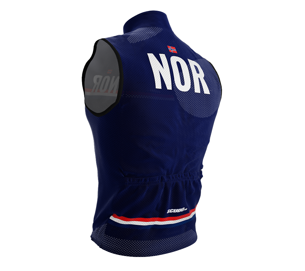 Wind Breaker Cycling Running Sports Vest Norway Country Code for Men And Women