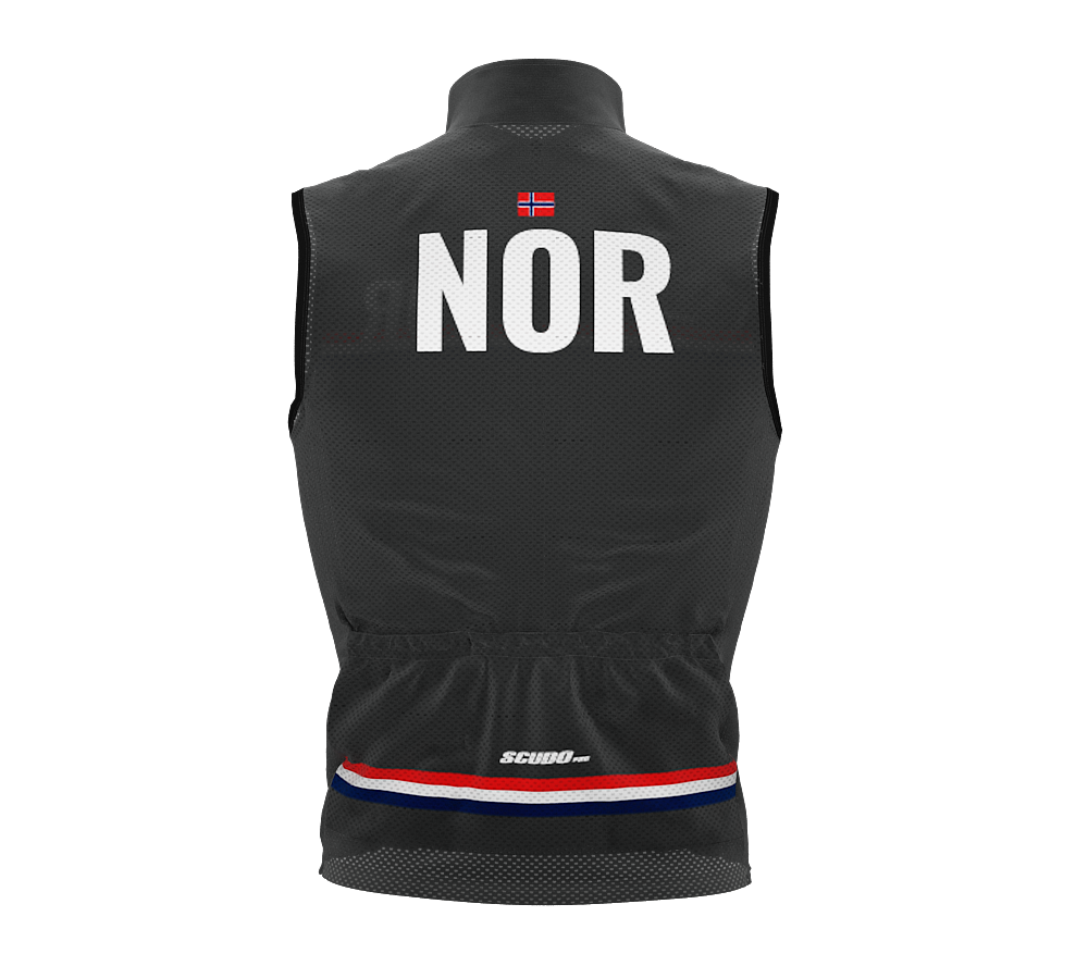 Wind Breaker Cycling Running Sports Vest Norway Country Code for Men And Women