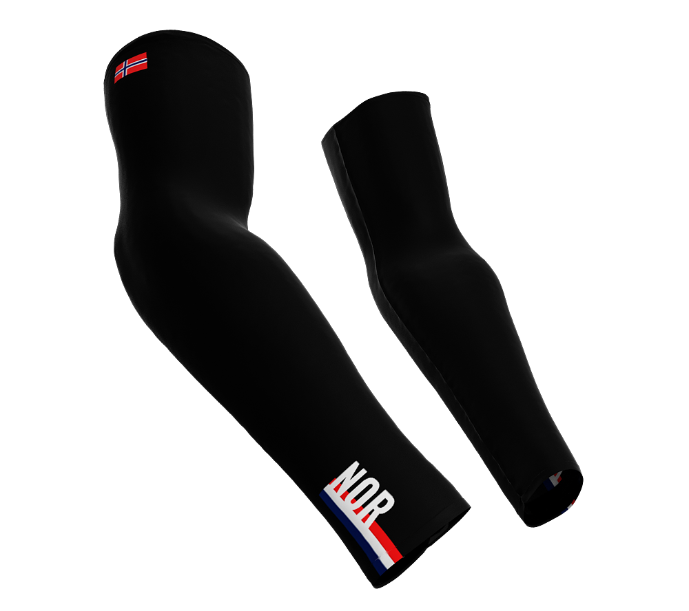 Norway Code Compression Arm Sleeves - Walking - Cycling - Running - Golf - Baseball - Basketball