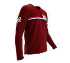 MTB BMX Cycling Jersey Long Sleeve Code Norway Vine for Men and Women