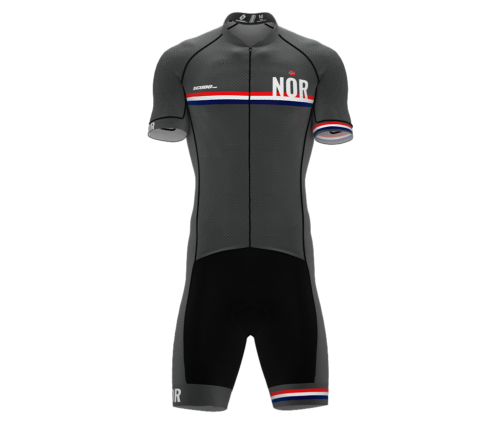 Norway Gray Code Cycling Speedsuit for Men