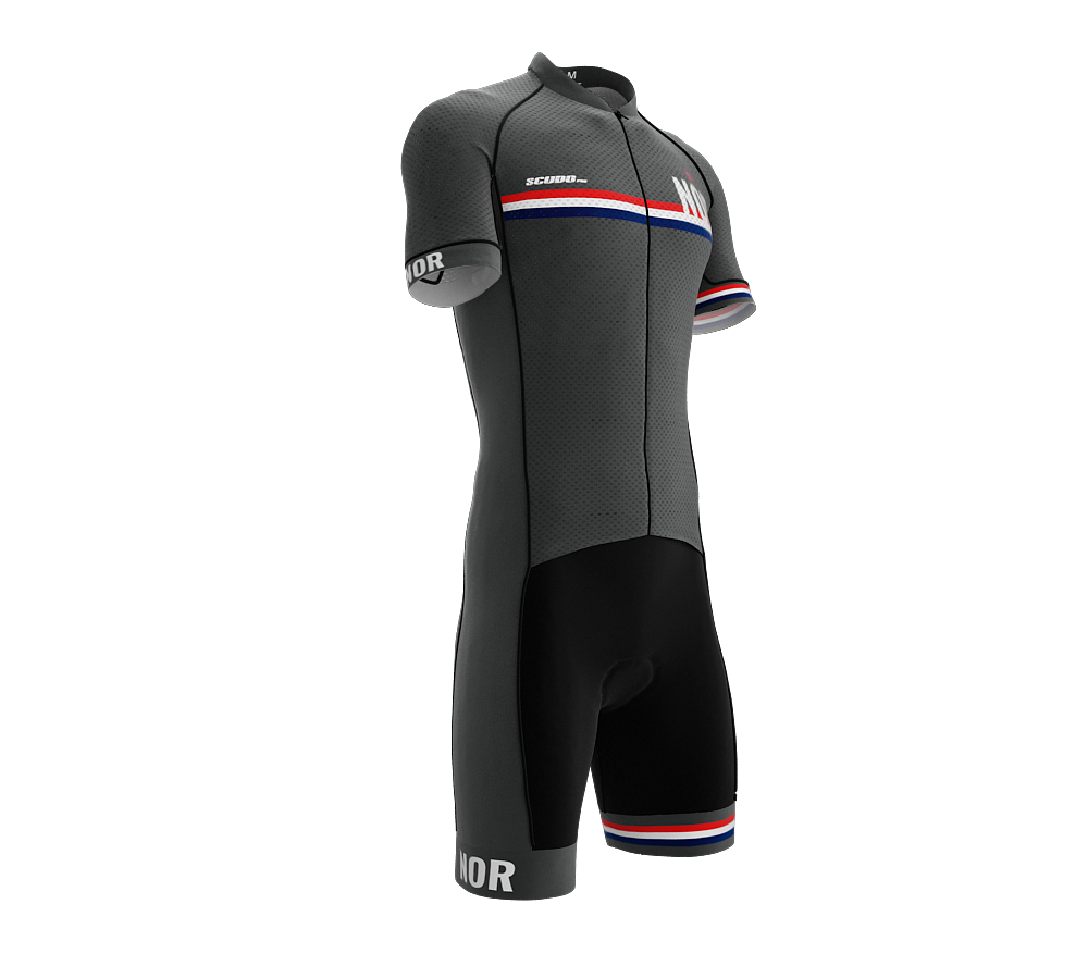 Norway Gray Code Cycling Speedsuit for Men