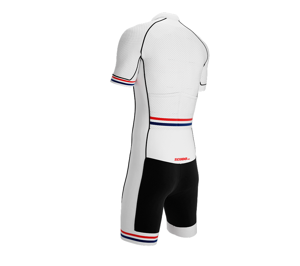 Norway White Code Cycling Speedsuit for Men
