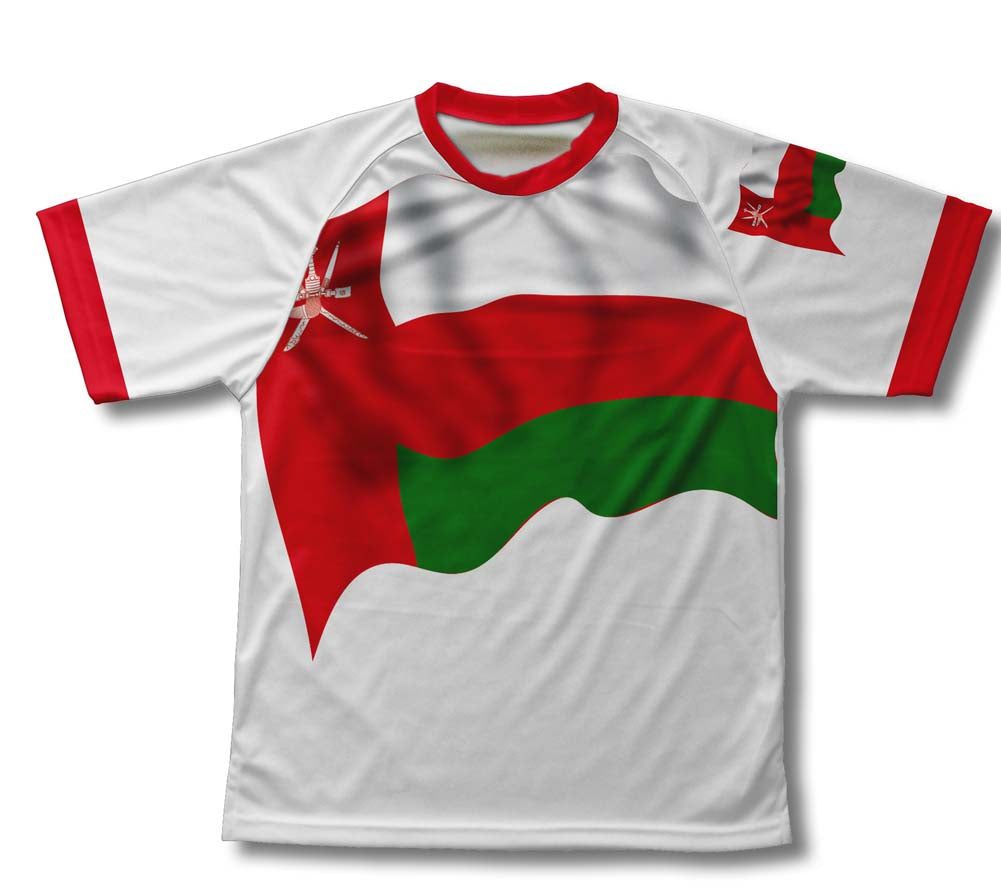 Oman Flag Technical T-Shirt for Men and Women