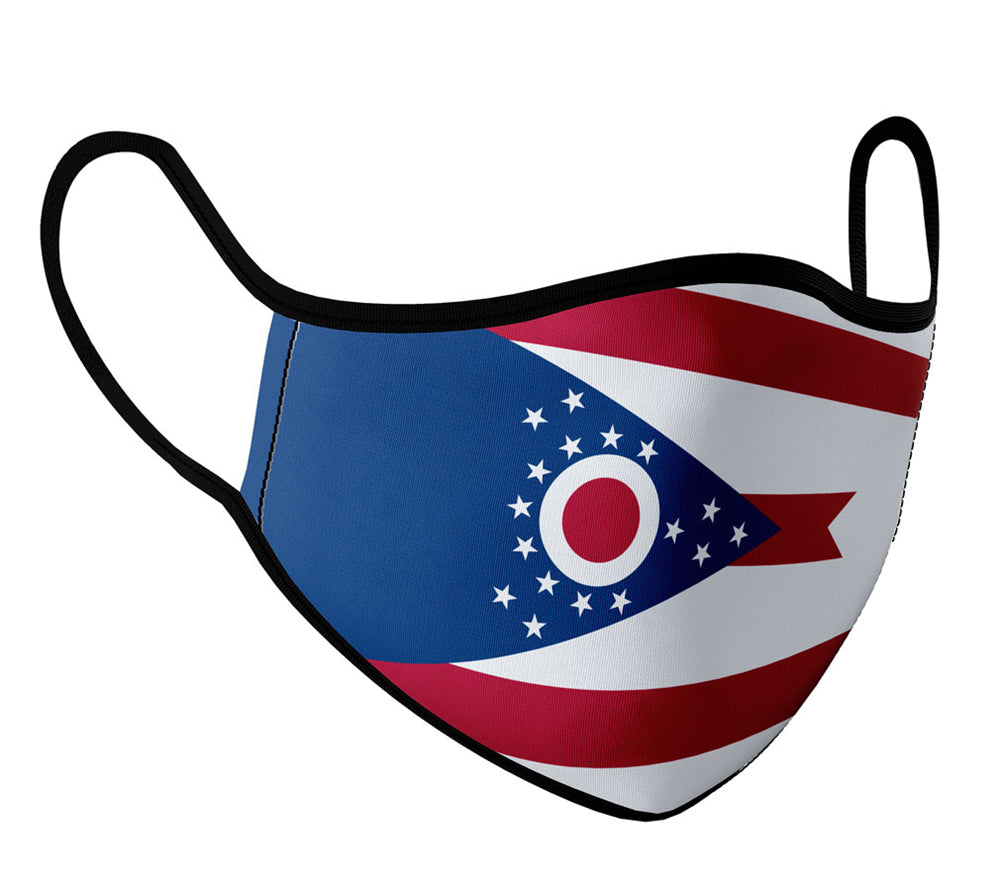 Ohio - Face Mask with fluid and moisture resistant fabric. Reusable and Washable