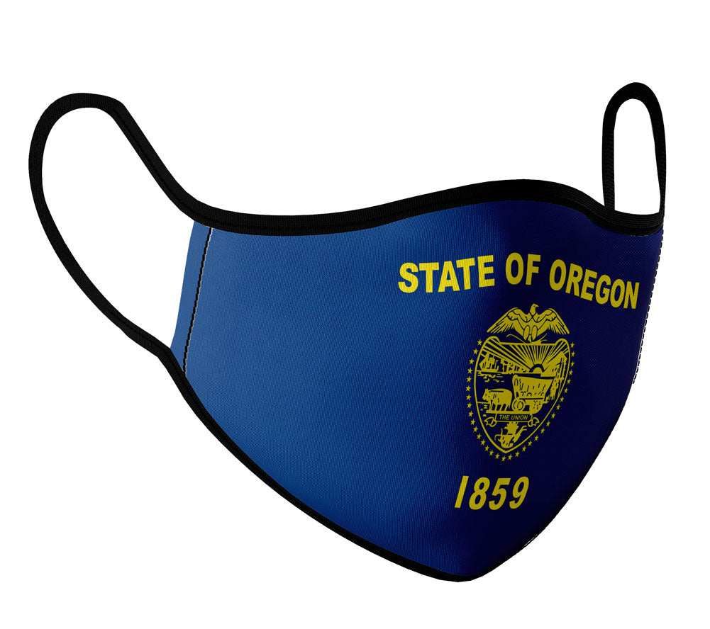 Oregon - Face Mask with fluid and moisture resistant fabric. Reusable and Washable