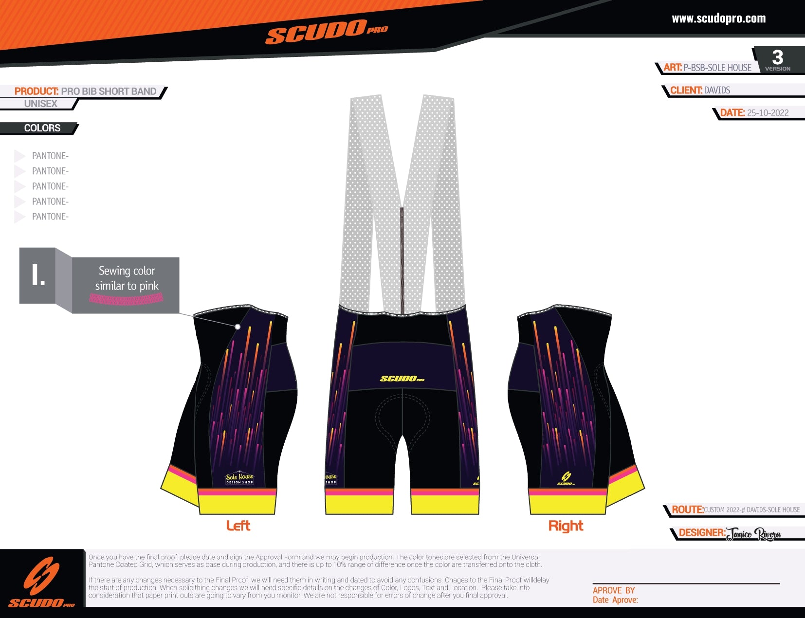 SoleHouse Design Shop | Zooming | PRO-BIB Cycling Shorts | Men and Women