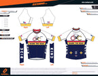 6WC Short Sleeve Cycling PRO Jersey for Men and Women