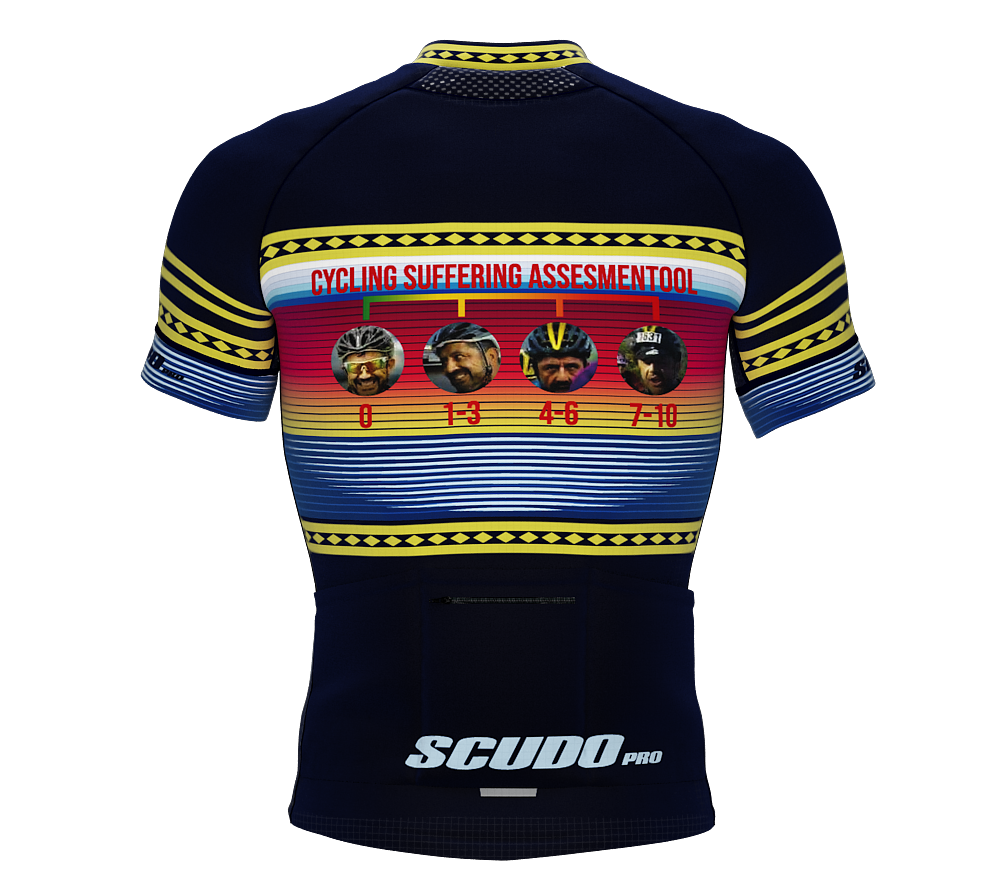Cycling Suffering Assesmentool  Short Sleeve Cycling PRO Jersey for Men and Women