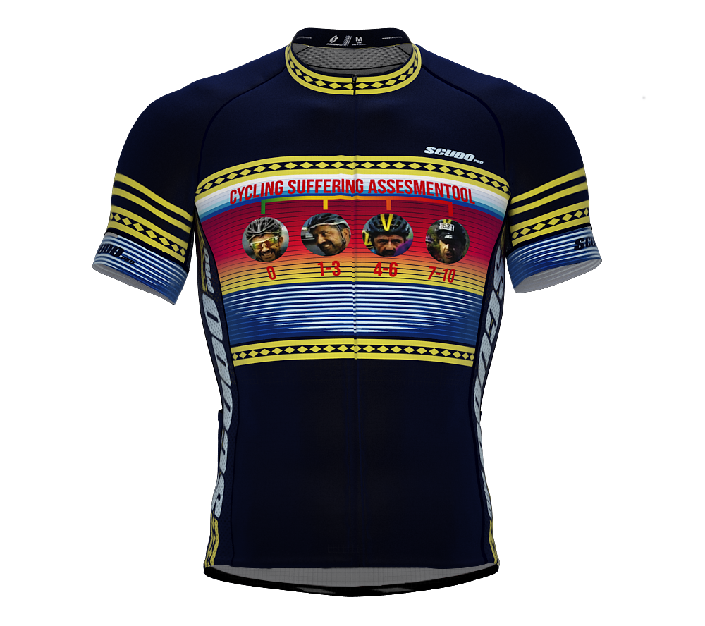 Cycling Suffering Assesmentool  Short Sleeve Cycling PRO Jersey for Men and Women
