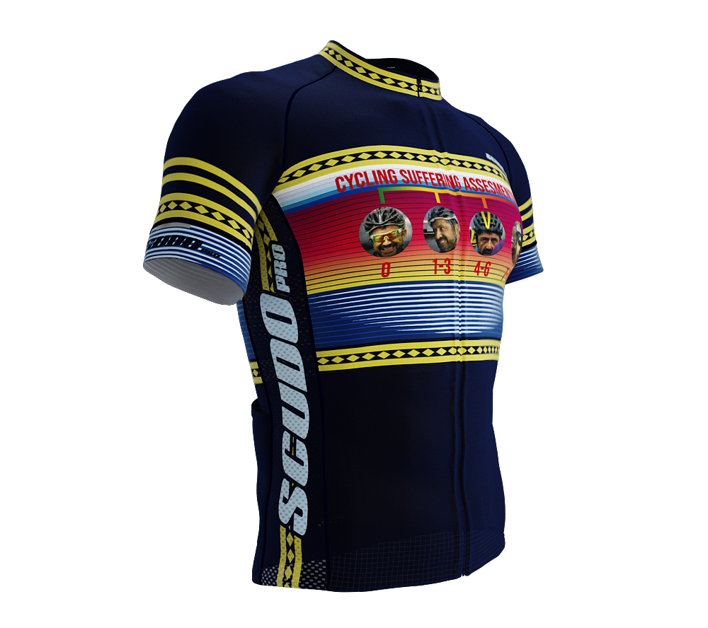 Cycling Suffering Assesmentool  Short Sleeve Cycling PRO Jersey for Men and Women