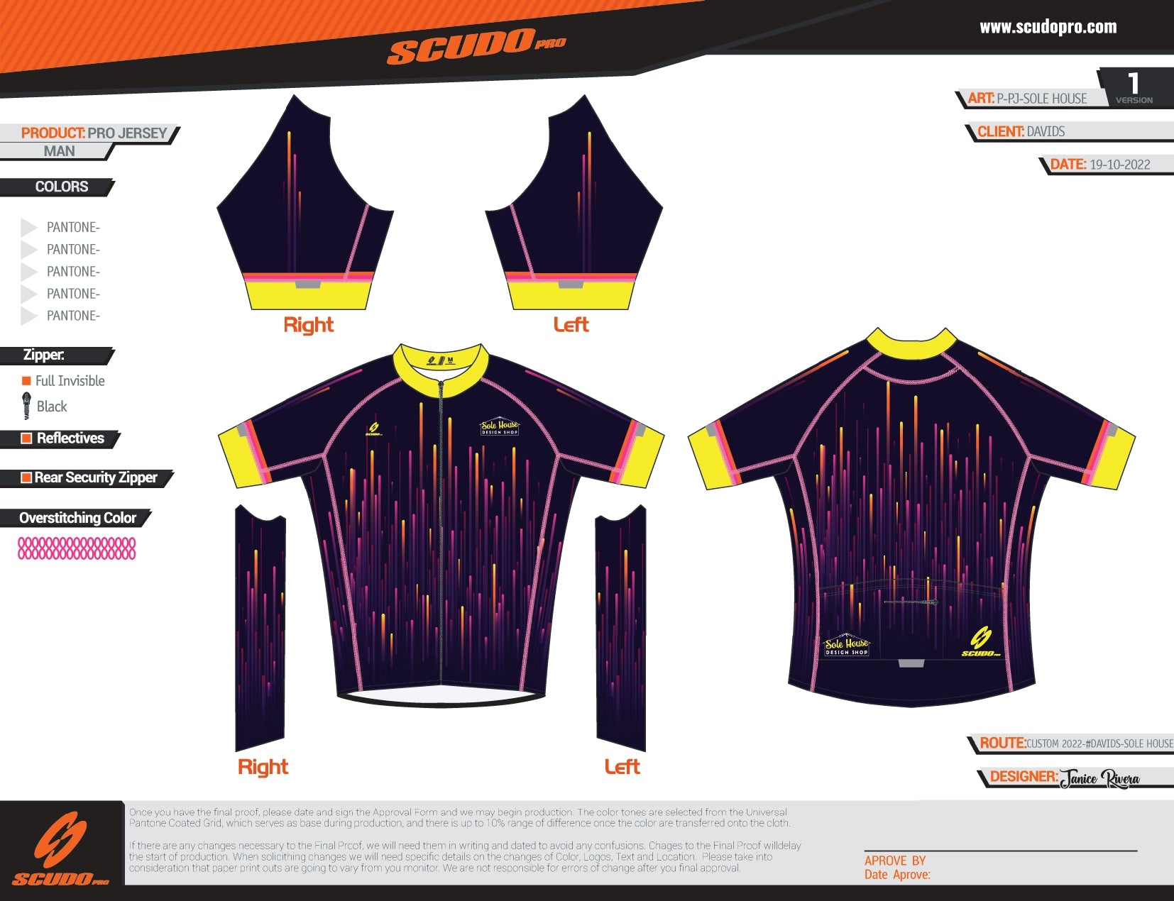 SoleHouse Design Shop | Zooming | Pro Fit Short Sleeve Cycling Jersey | Men and Women