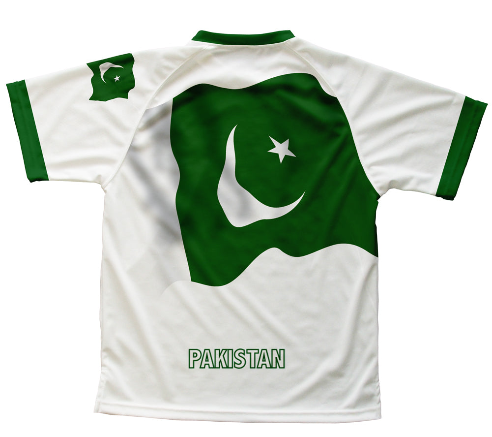 Pakistan Flag Technical T-Shirt for Men and Women