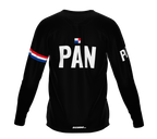 MTB BMX Cycling Jersey Long Sleeve Code Panama Black for Men and Women