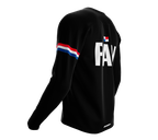MTB BMX Cycling Jersey Long Sleeve Code Panama Black for Men and Women