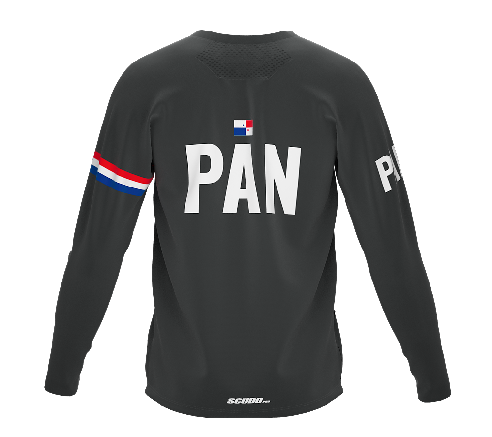 MTB BMX Cycling Jersey Long Sleeve Code Panama Gray for Men and Women