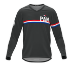 MTB BMX Cycling Jersey Long Sleeve Code Panama Gray for Men and Women