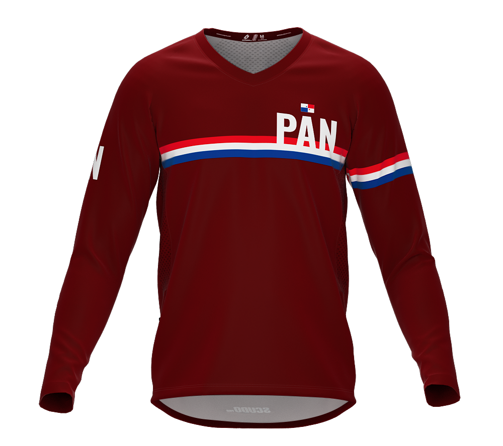 MTB BMX Cycling Jersey Long Sleeve Code Panama Vine for Men and Women