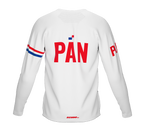 MTB BMX Cycling Jersey Long Sleeve Code Panama White for Men and Women