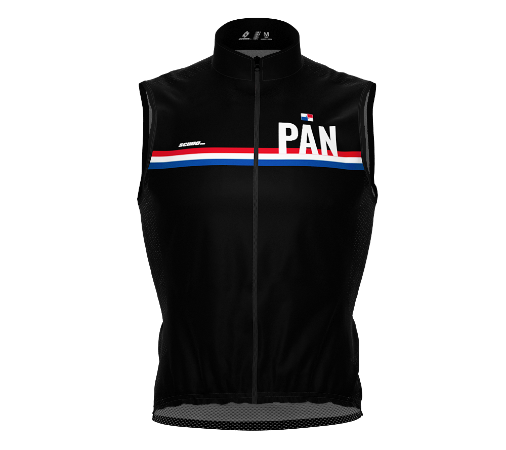 Wind Breaker Cycling Running Sports Vest Panama Country Code for Men And Women