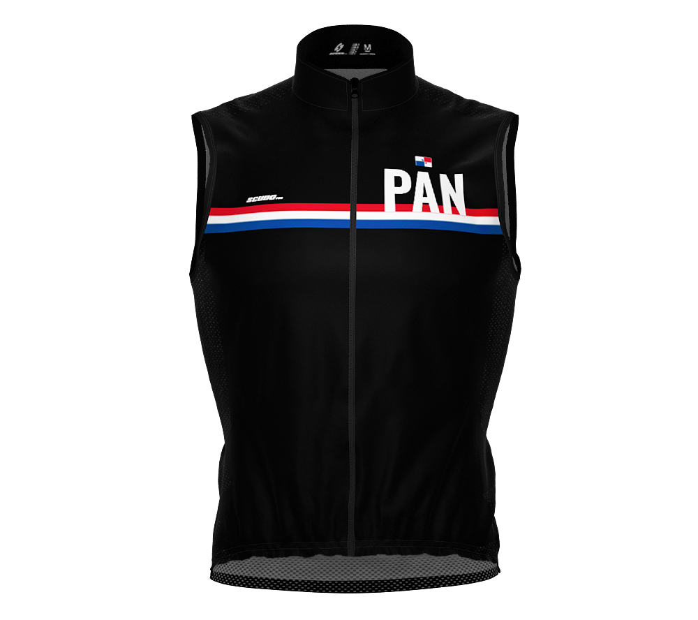 Wind Breaker Cycling Running Sports Vest Panama Country Code for Men And Women