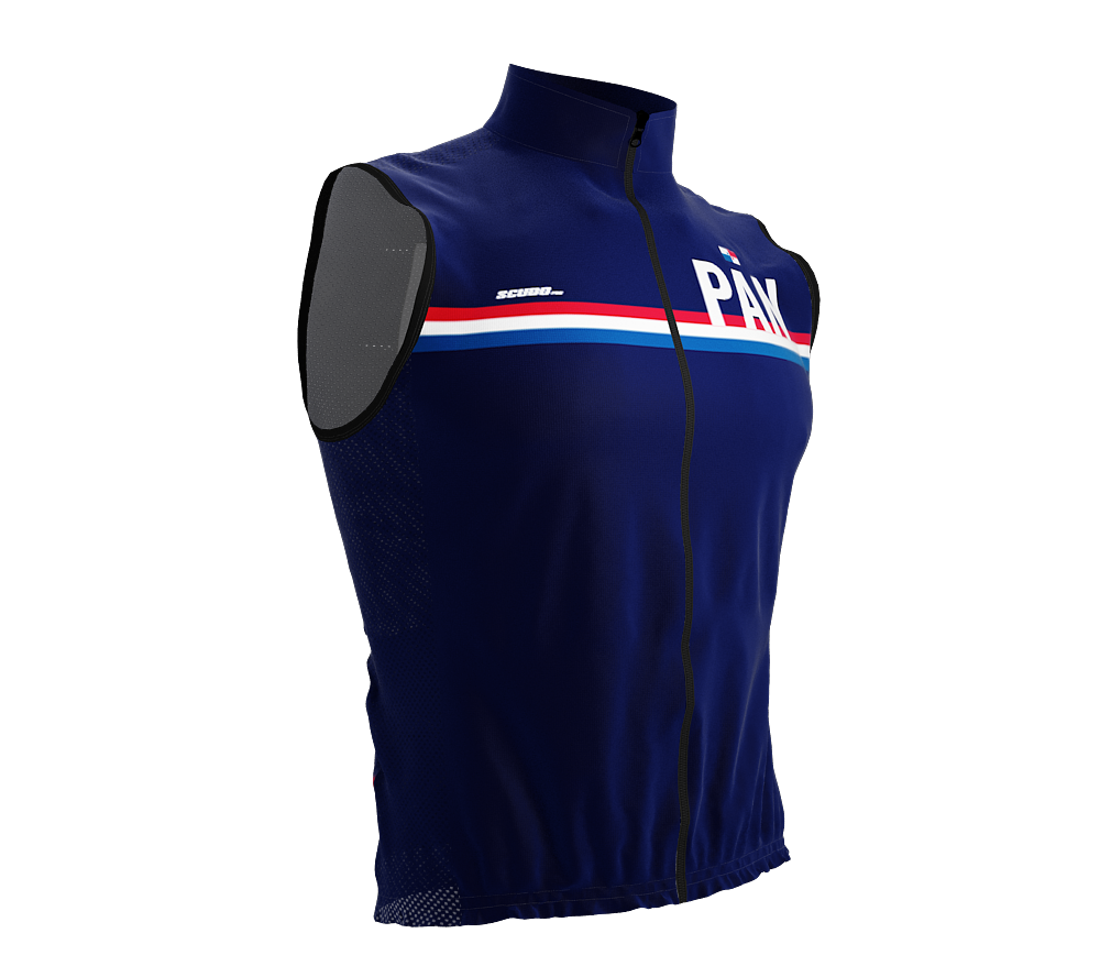Wind Breaker Cycling Running Sports Vest Panama Country Code for Men And Women