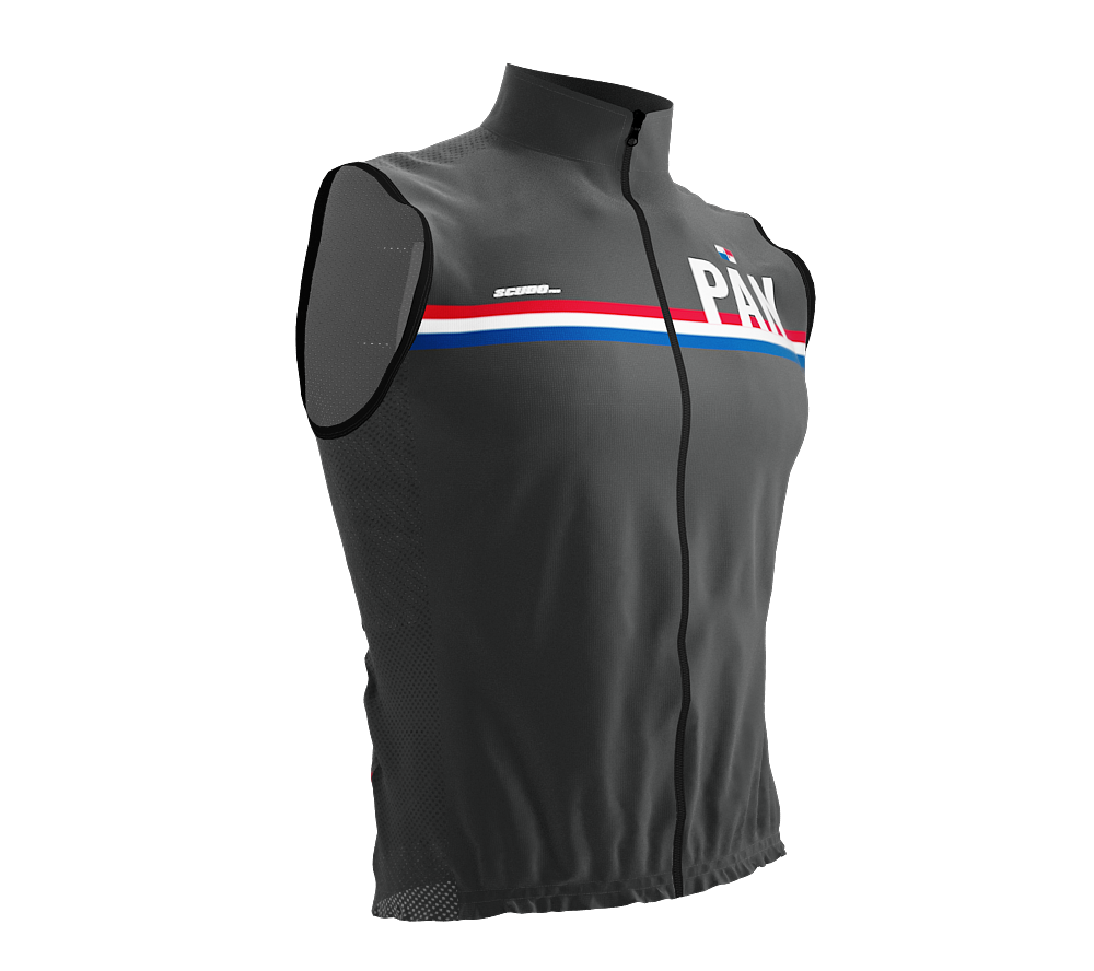 Wind Breaker Cycling Running Sports Vest Panama Country Code for Men And Women