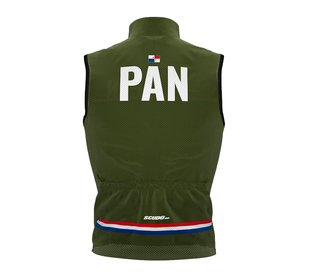 Wind Breaker Cycling Running Sports Vest Panama Country Code for Men And Women