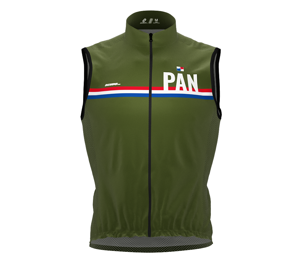 Wind Breaker Cycling Running Sports Vest Panama Country Code for