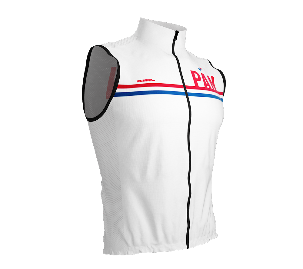 Wind Breaker Cycling Running Sports Vest Panama Country Code for Men And Women