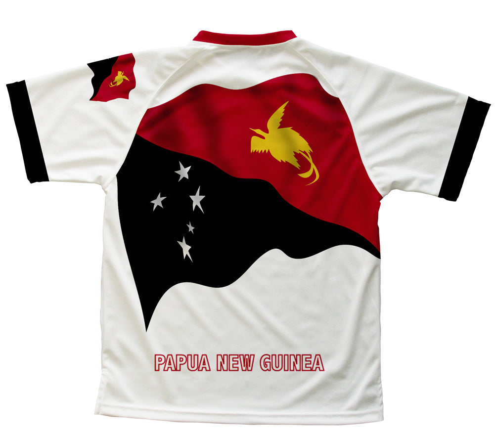 Papua New Guinea Flag Technical T-Shirt for Men and Women