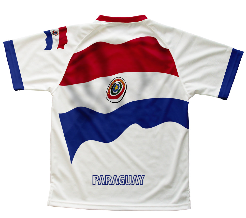 Paraguay Flag Technical T-Shirt for Men and Women