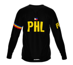MTB BMX Cycling Jersey Long Sleeve Code Philippines Black for Men and Women