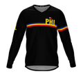 MTB BMX Cycling Jersey Long Sleeve Code Philippines Black for Men and Women