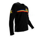 MTB BMX Cycling Jersey Long Sleeve Code Philippines Black for Men and Women