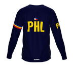 MTB BMX Cycling Jersey Long Sleeve Code Philippines Blue for Men and Women