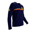 MTB BMX Cycling Jersey Long Sleeve Code Philippines Blue for Men and Women