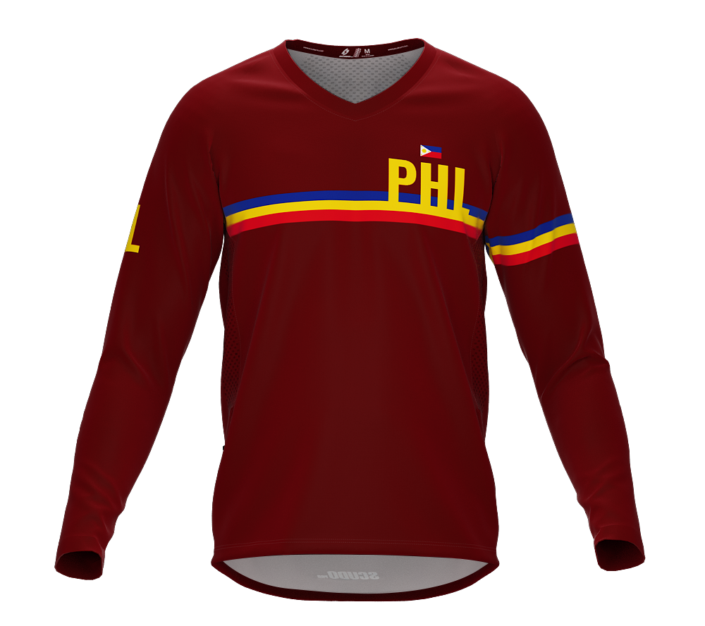 MTB BMX Cycling Jersey Long Sleeve Code Philippines Vine for Men and Women